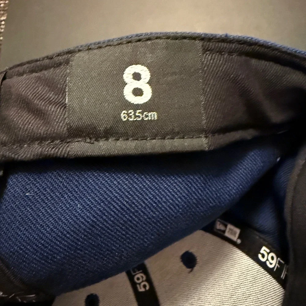 New Era Seattle Seahawks Hat Mens Size 8 Navy Blue New Low Profile 59FIFTY NFL
